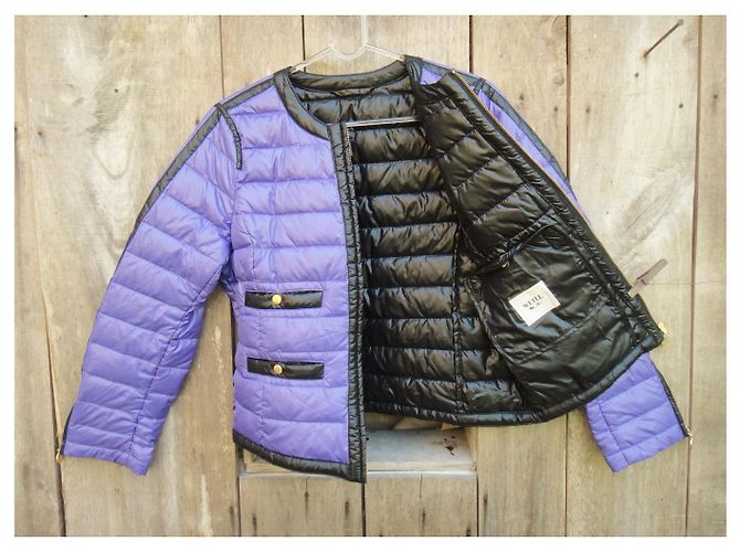 Abajo de la chaqueta de relleno Weill. Púrpura - vista 5