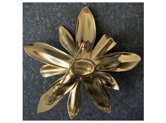 Chanel Alfinetes e broches Dourado - vista 5