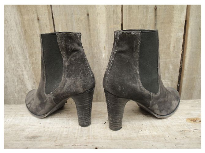 N.D.C. Made By Hand Botas NDC hechas a mano. Gris - vista 5