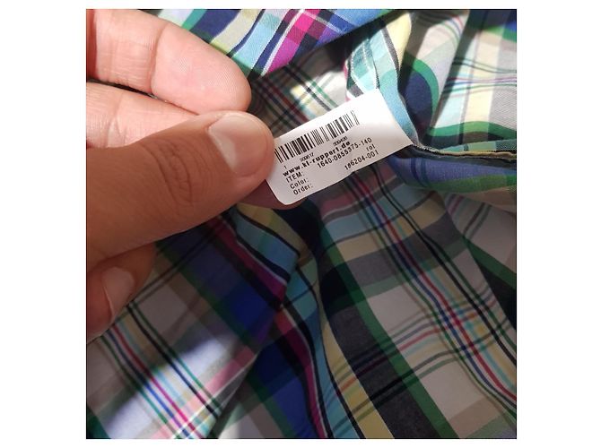 Camicia Paul Smith a quadri in cotone maniche corte M Multicolore - vista 4