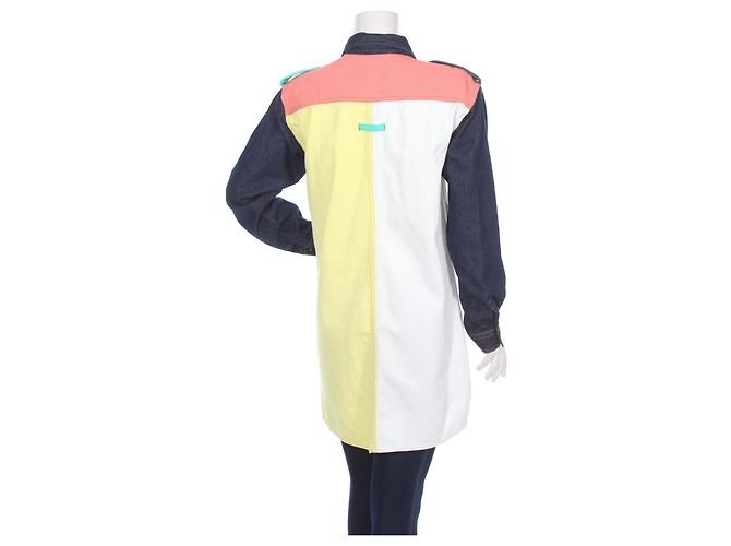 Maje Hemdkleid aus Baumwolle Größe M Mehrfarben - Ansicht 6