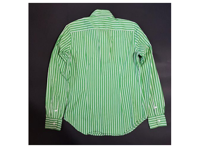 Camicia Ralph Lauren Sport in cotone bianca e verde Bianco - vista 2