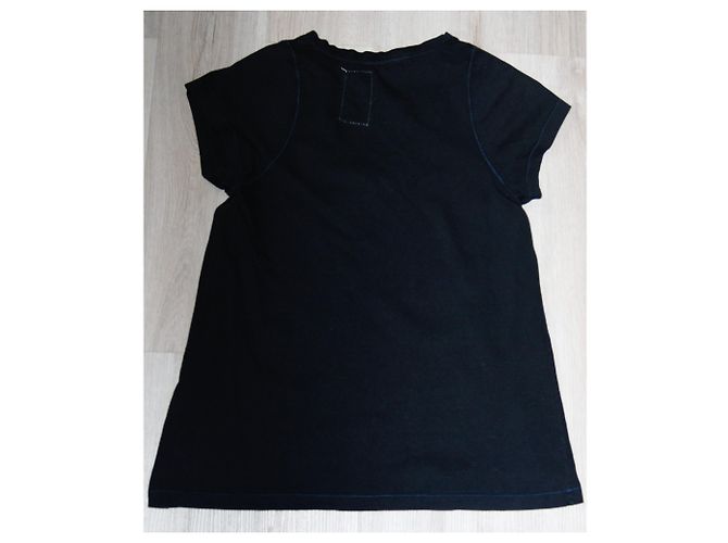 Camiseta Berenice holgada negra de algodón Negro - vista 2