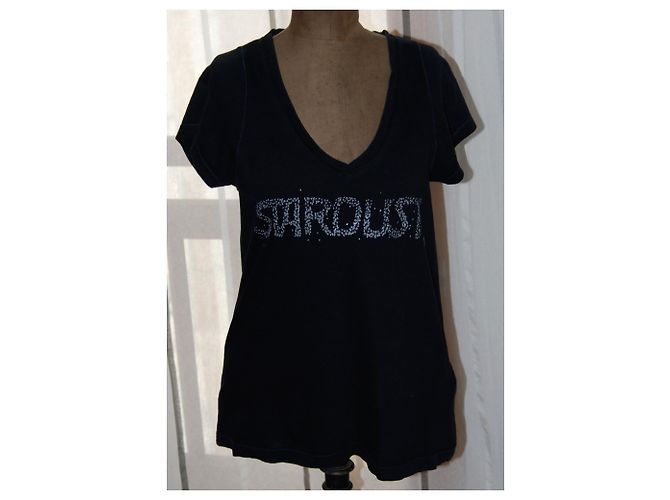 Camiseta Berenice holgada negra de algodón Negro - vista 3