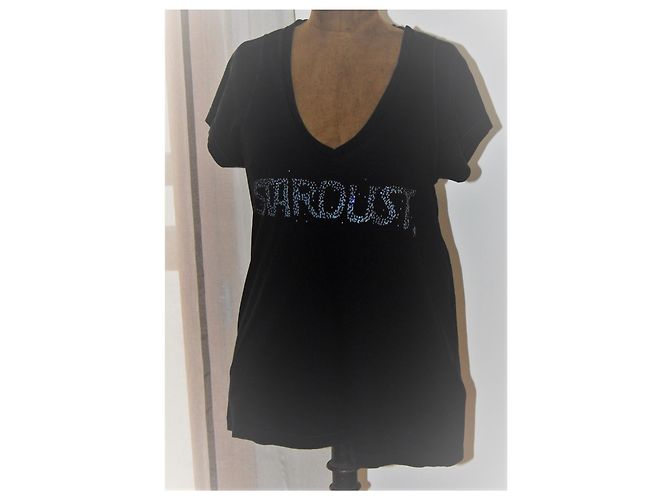 Camiseta Berenice holgada negra de algodón Negro - vista 4
