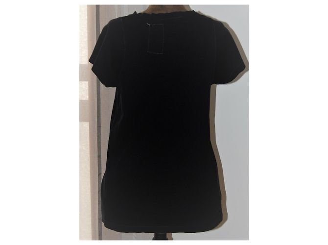 Camiseta Berenice holgada negra de algodón Negro - vista 5