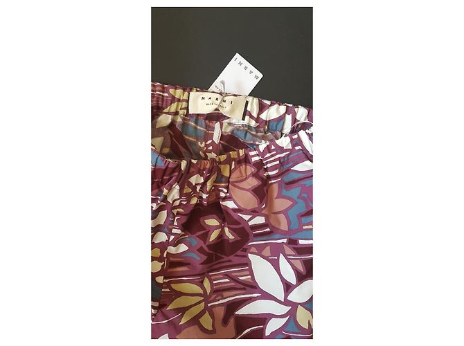 Pantaloncini Marni in cotone multicolore - vista 4