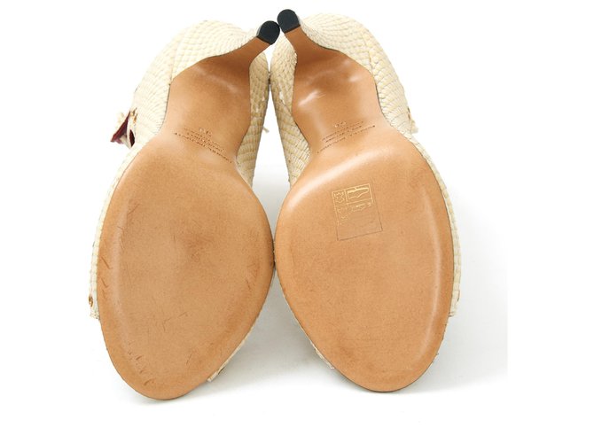 Isabel Marant LELIE PYTHON FR38 nuevo Beige - vista 5