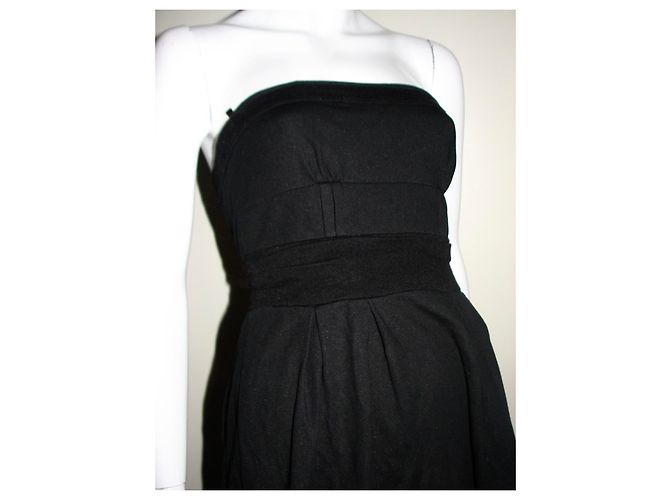 Diane Von Furstenberg Vintage DvF Tere Kleid Schwarz - Ansicht 2