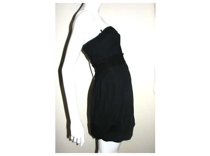 Diane Von Furstenberg Vintage DvF Tere Kleid Schwarz - Ansicht 3
