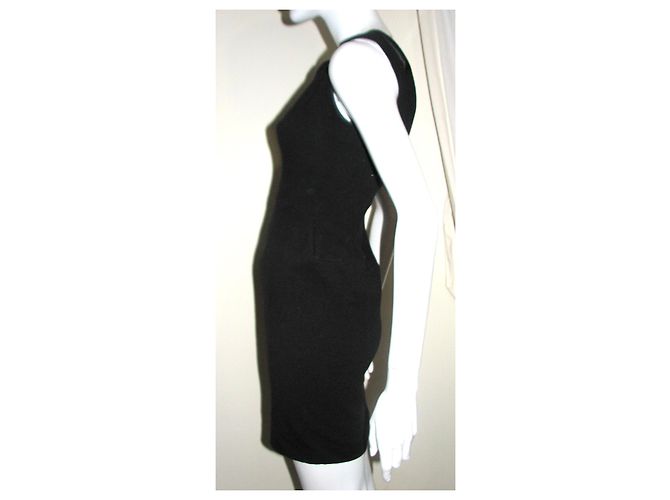 Diane Von Furstenberg DvF Vintage Wollkleid Schwarz - Ansicht 7