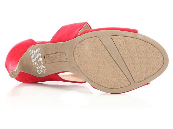Christian Siriano sandali Rosso - vista 5