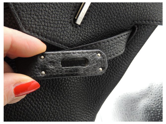 Hermès Borsa HERMES BIRKIN 40 Nero - vista 6