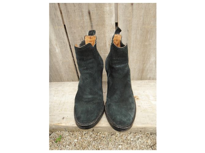 Botines de gamuza maje Negro - vista 4