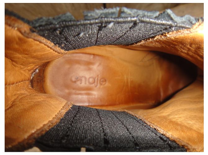 Botines de gamuza maje Negro - vista 6