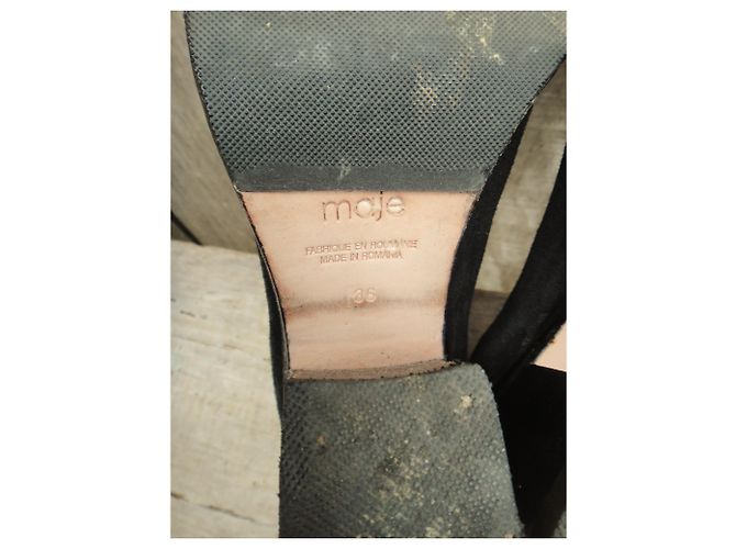 Botines de gamuza maje Negro - vista 7