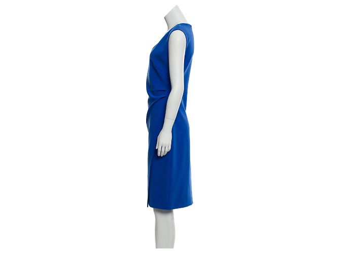 Abito midi senza maniche blu con scollo a V Diane Von Furstenberg - vista 2