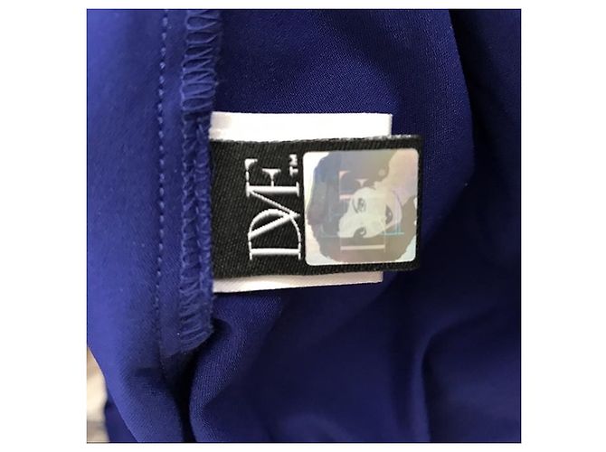 Abito midi senza maniche blu con scollo a V Diane Von Furstenberg - vista 7