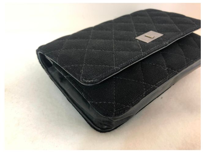 Wallet On Chain Chanel WOC Black Silver Hardware Schwarz - Ansicht 2