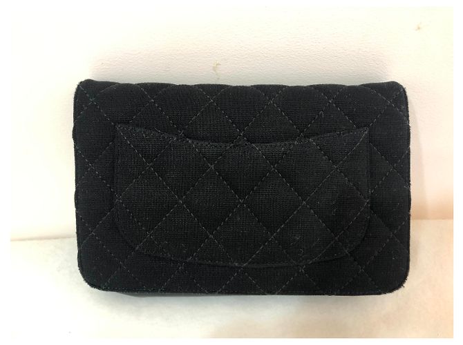 Wallet On Chain Chanel WOC Black Silver Hardware Schwarz - Ansicht 3