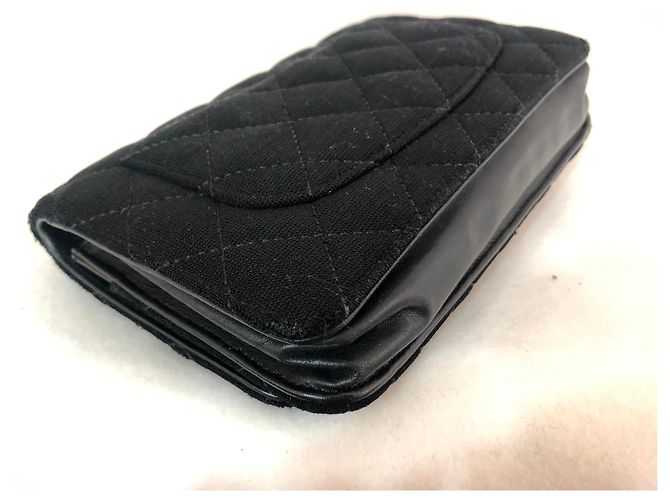 Wallet On Chain Chanel WOC Black Silver Hardware Schwarz - Ansicht 4
