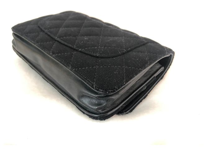 Wallet On Chain Chanel WOC Black Silver Hardware Schwarz - Ansicht 5