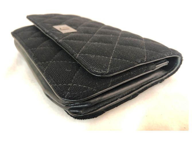 Wallet On Chain Chanel WOC Black Silver Hardware Schwarz - Ansicht 6