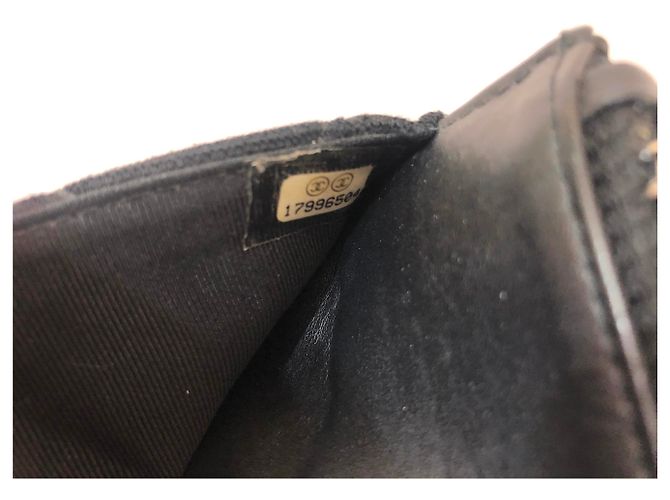 Wallet On Chain Chanel WOC Black Silver Hardware Schwarz - Ansicht 9