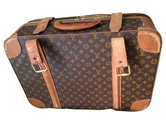 valigia stratos da louis vuitton Marrone - vista 2