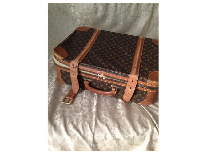 valigia stratos da louis vuitton Marrone - vista 3