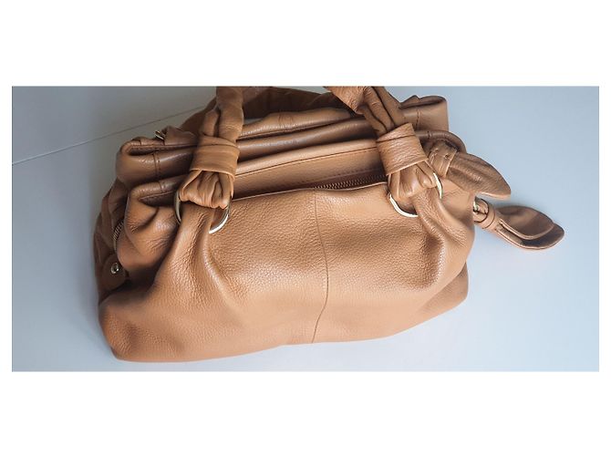 Borsa Lancel in pelle marrone chiaro - vista 11