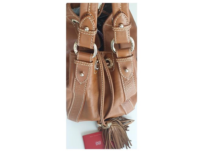 Borsa Lancel in pelle marrone chiaro - vista 8