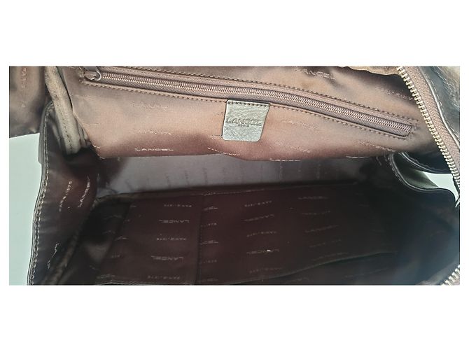 Borsa a mano Lancel in pelle nera Nero - vista 3