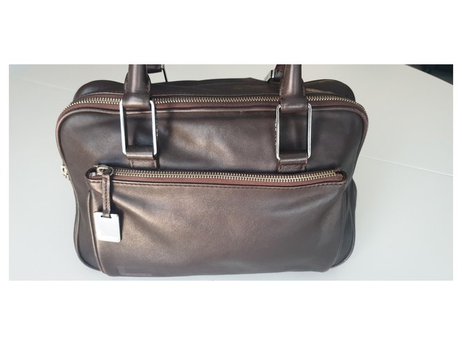 Borsa a mano Lancel in pelle nera Nero - vista 9
