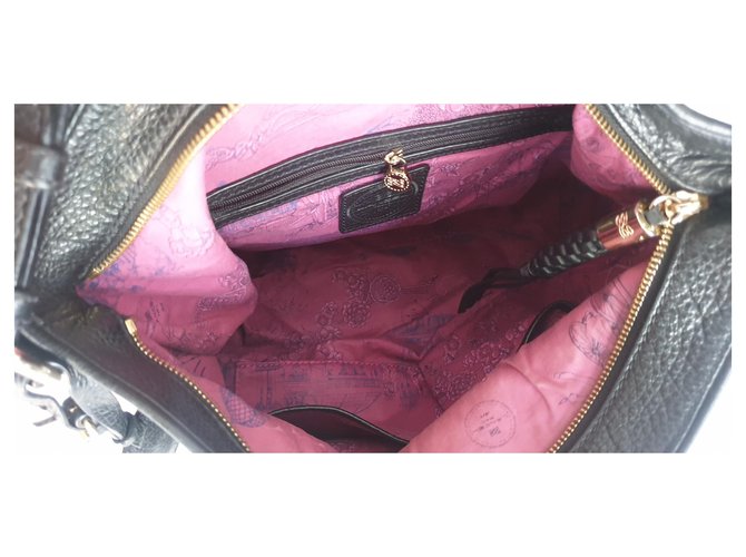 Borsa Lancel in pelle nera Nero - vista 4