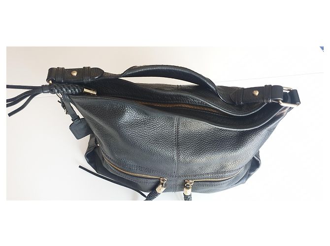 Borsa Lancel in pelle nera Nero - vista 8