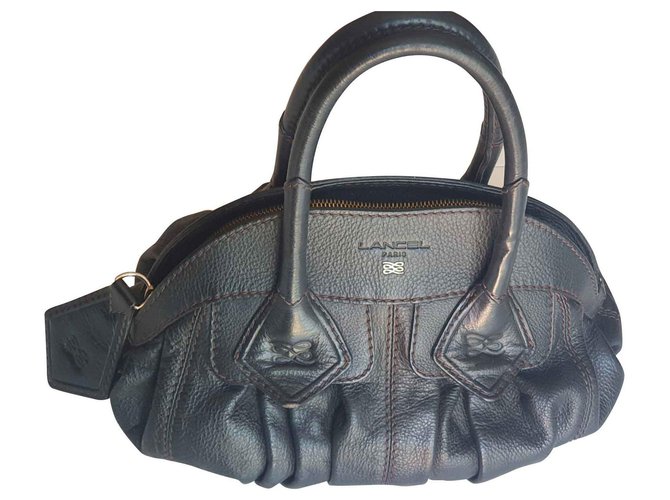 Borsa Lancel in pelle nera Nero - vista 2