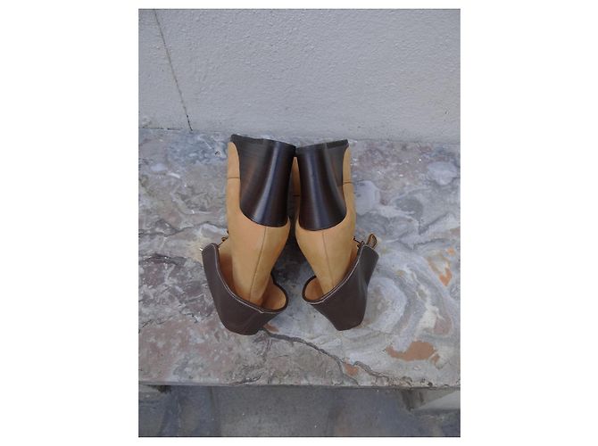 Botines Chloé de piel amarillo mostaza - vista 6