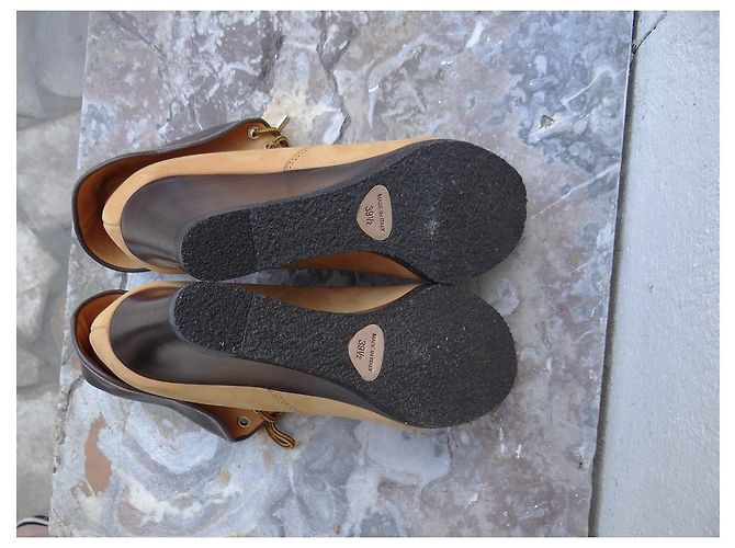 Botines Chloé de piel amarillo mostaza - vista 7