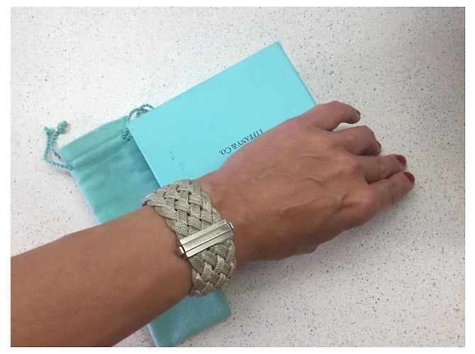 Bracciale Tiffany & Co Somerset in argento Grigio - vista 5