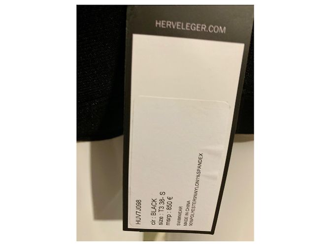 Herve Leger Schwarzer Monokini - Ansicht 7