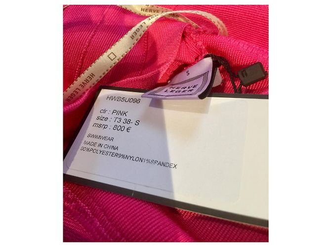Herve Leger Rosa Badeanzug - Ansicht 6