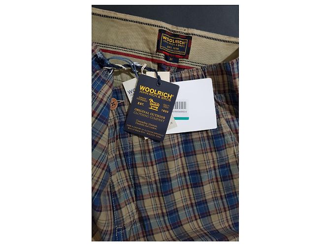 Pantaloncini Bermuda Woolrich in cotone da uomo Taglia 31 Multicolore - vista 5