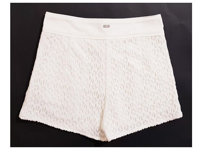 Byblos Mini Shorts Weiß Baumwolle Polyamid - Ansicht 2