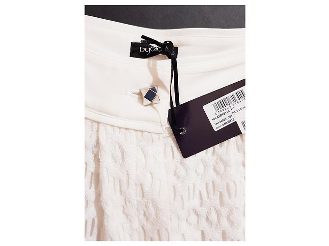 Byblos Mini Shorts Weiß Baumwolle Polyamid - Ansicht 3