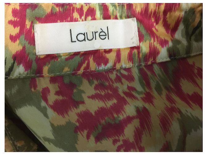 Laurèl camicia di seta floreale - vista 3