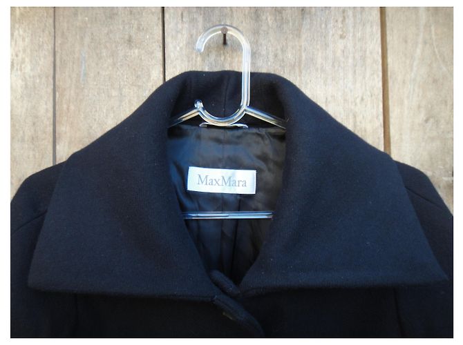 Max Mara Wool e Angora T Shorts 44 Nero - vista 5
