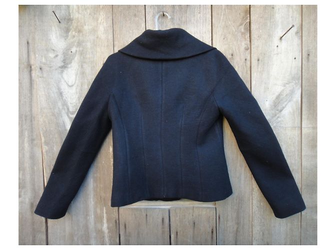 Max Mara Wool e Angora T Shorts 44 Nero - vista 7