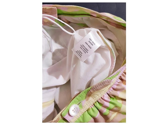 Falda de algodón Carven Talla 40 Multicolor - vista 5