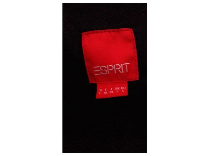 Autre Marque Giacca Esprit Spirit nera in cotone XL Nero - vista 2